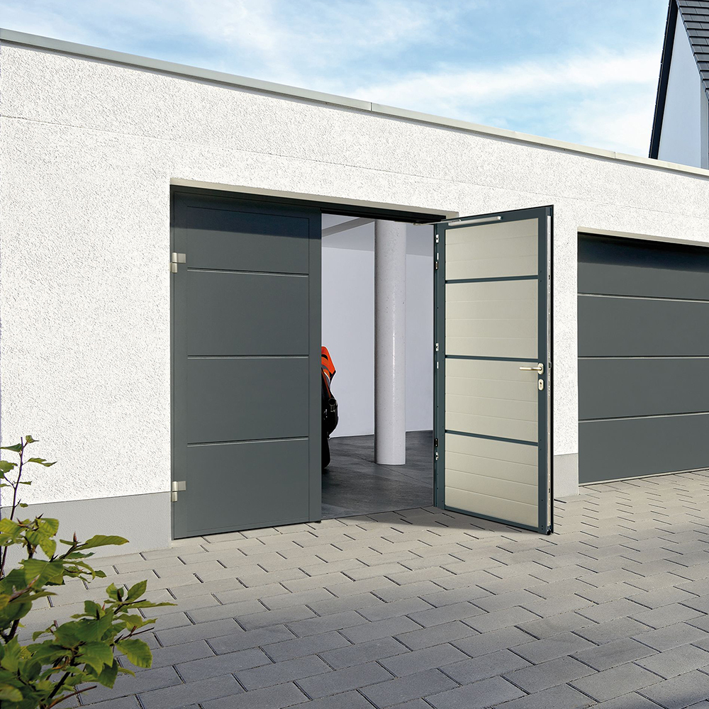 Steel Side Hinged Garage Doors